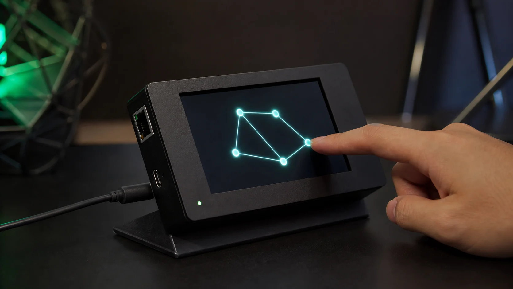 Prototype du terminal tactile Glyph Node