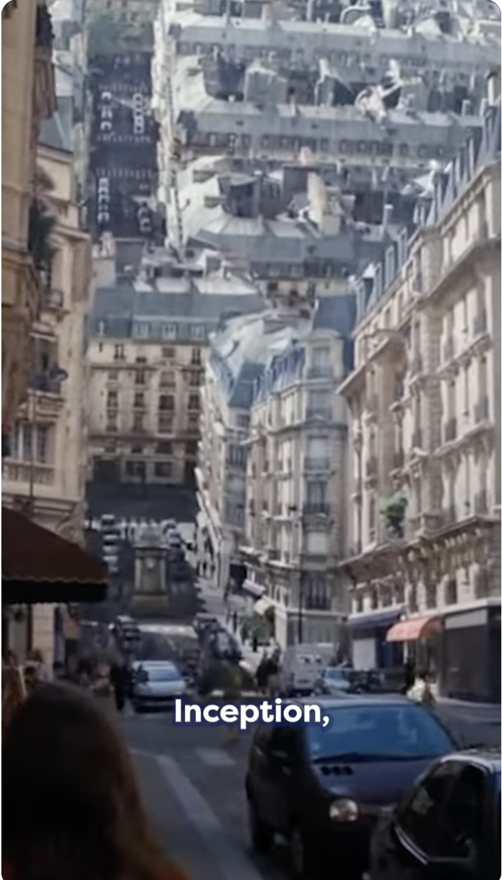Paris se replie dans Inception