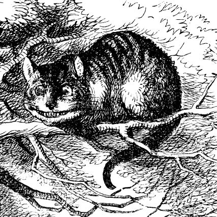 The Cheshire Cat, illustration by John Tenniel