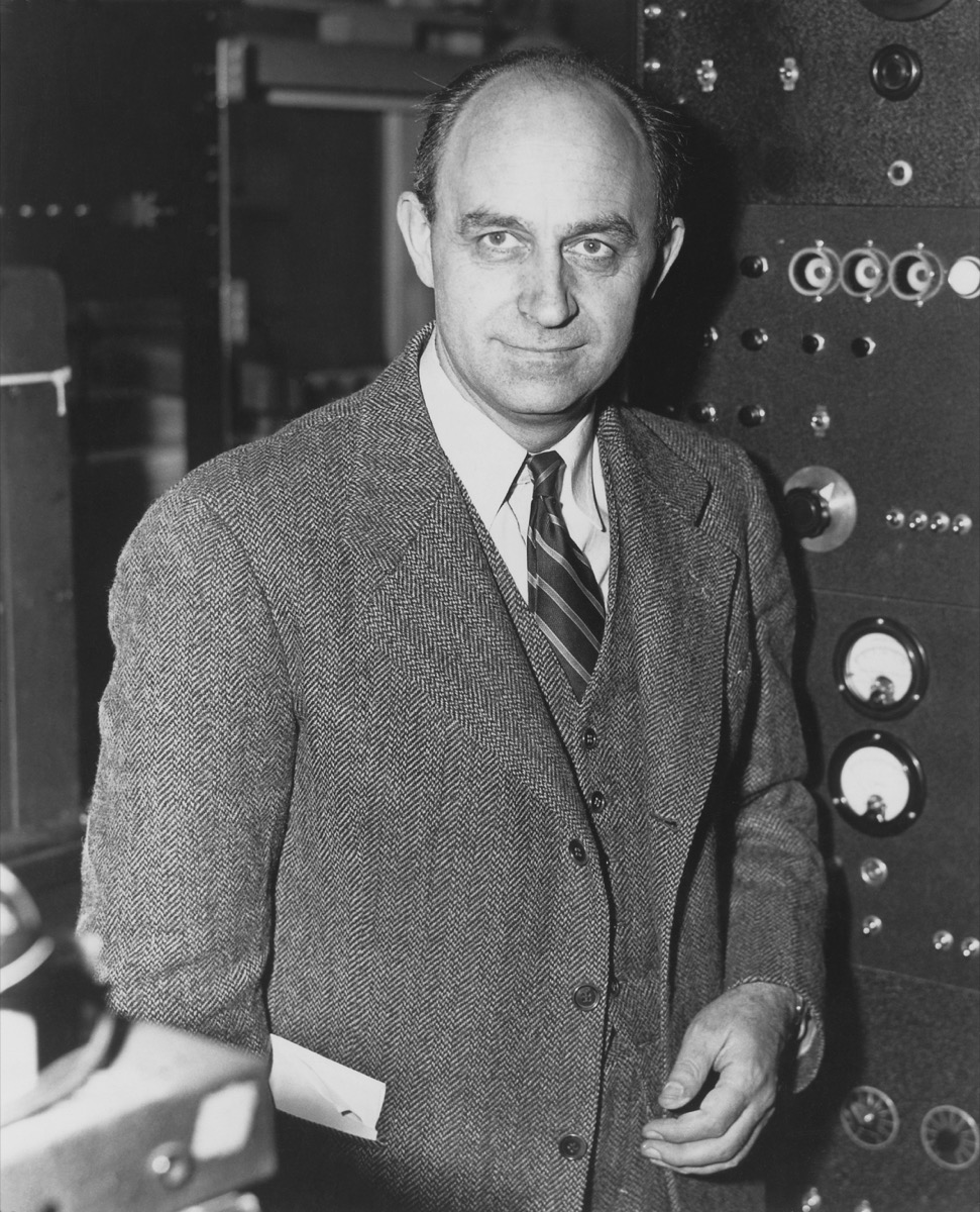 Portrait du physicien Enrico Fermi