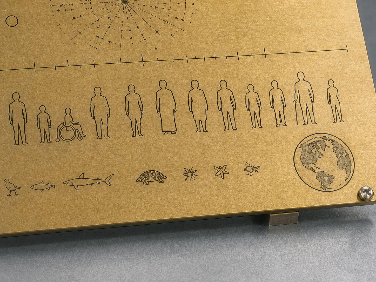 Zoom sur la pluralité des silhouettes humaines