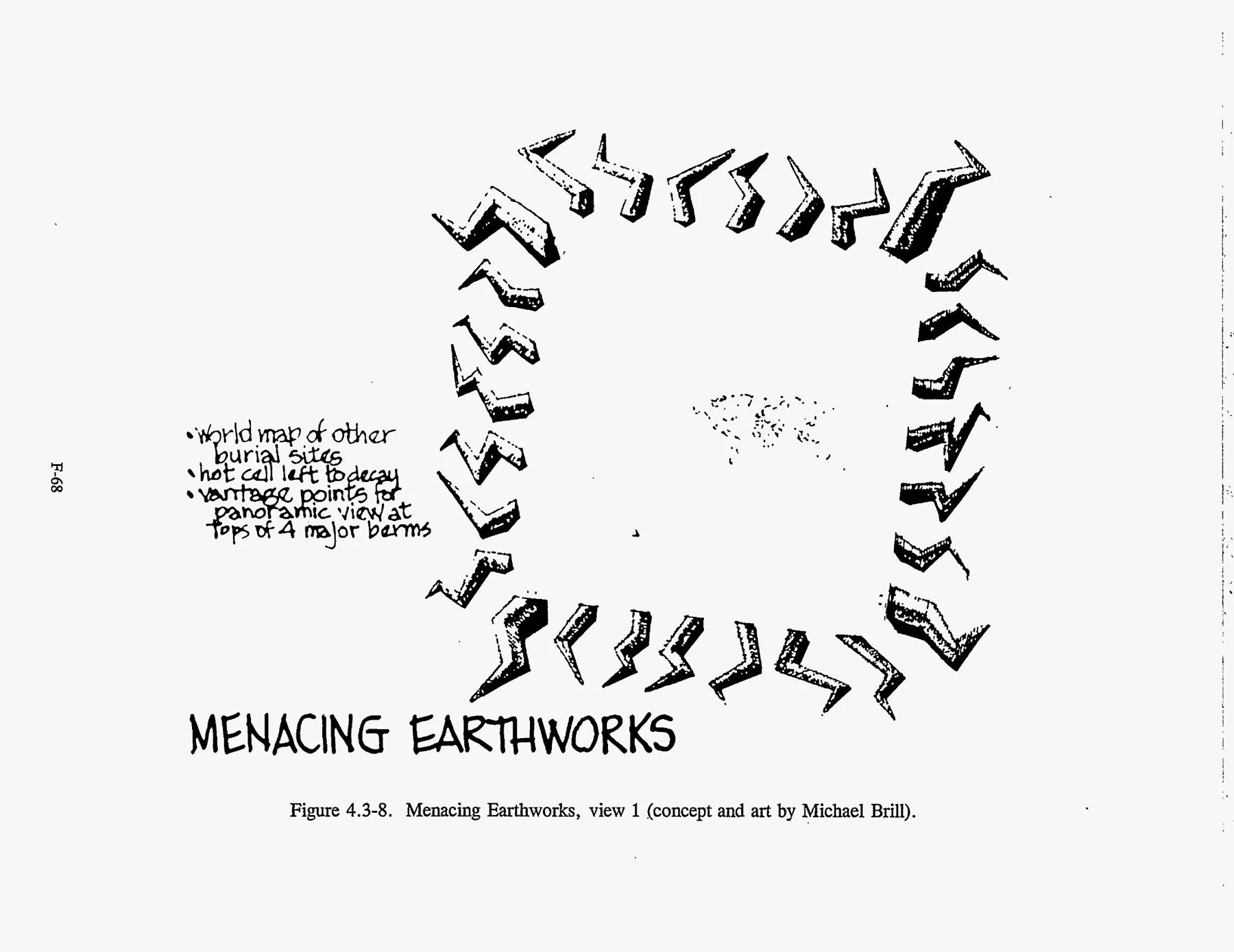 Plan Menacing Earthworks du rapport Sandia