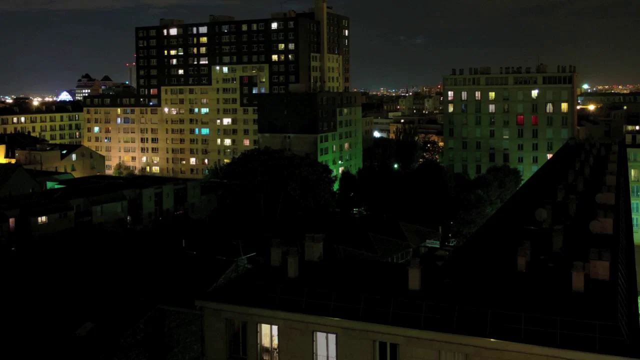 City Lights Orchestra d'Antoine Schmitt, fenêtres urbaines synchronisées par Internet