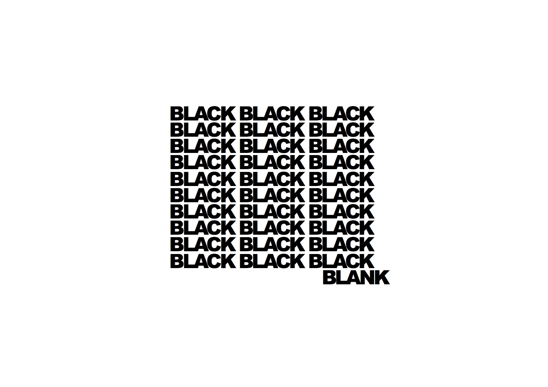 Black Blank
