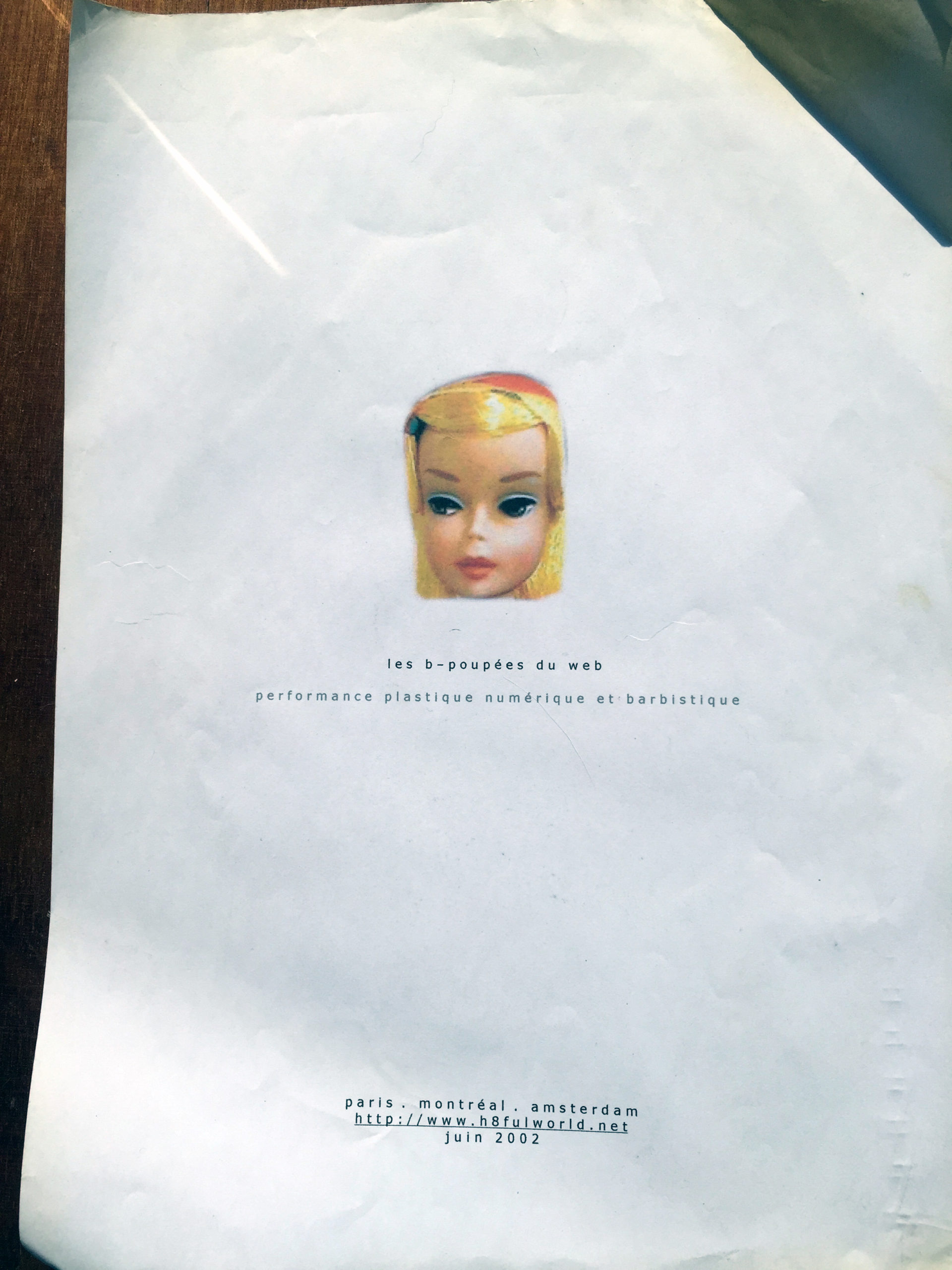 b-poupées du www (2002), projet non-réalisé